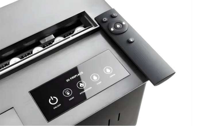 Focar semineu electric 3D, cu vapori de apa, incorporabil [5]