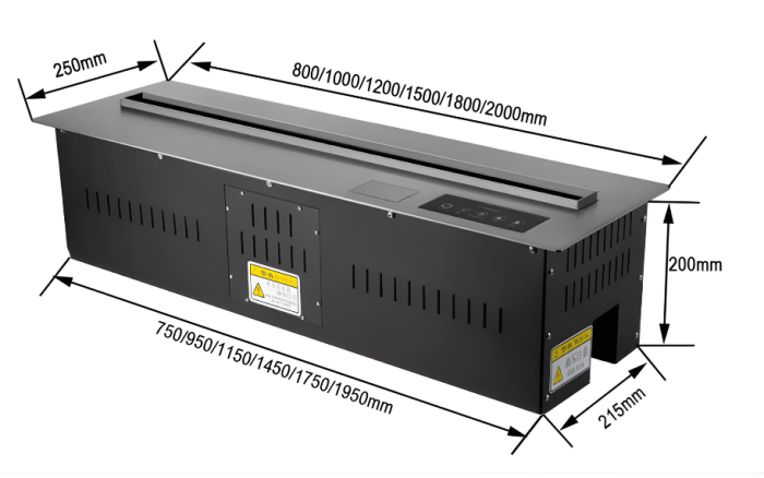 Focar semineu electric 3D, cu vapori de apa, incorporabil [6]
