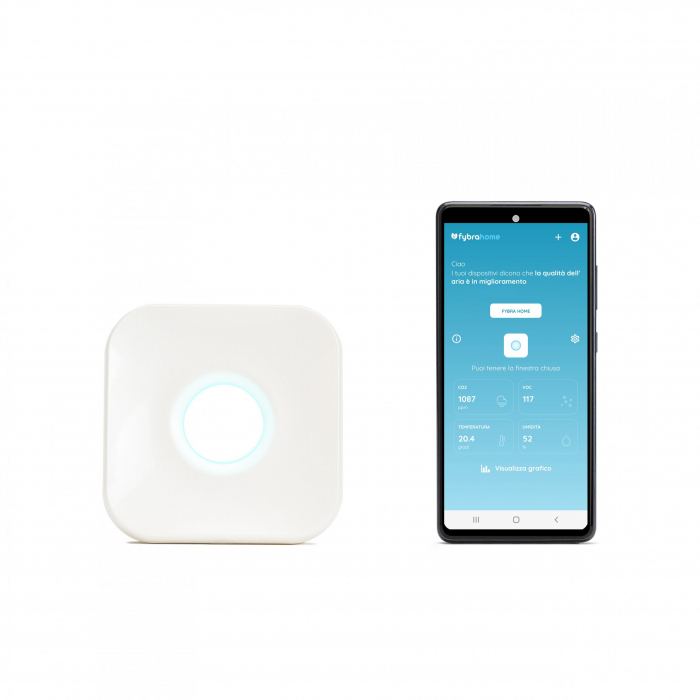 Senzor smart de masurare calitate aer din interior Fybra Home [2]