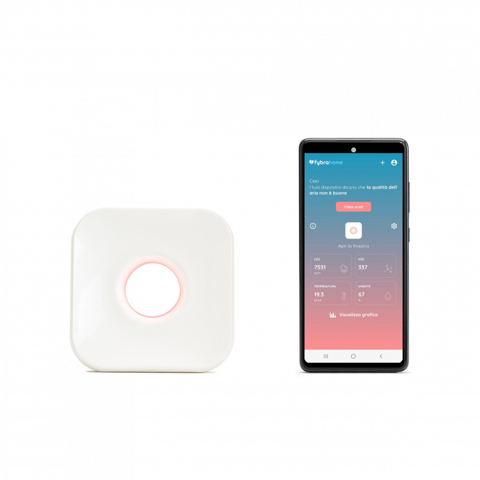 Senzor smart de masurare calitate aer din interior Fybra Home [4]