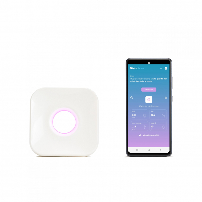 Senzor smart de masurare calitate aer din interior Fybra Home [3]