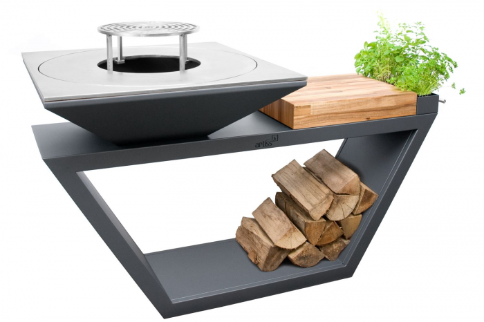 Gratar gradina fire pit G4 graphite [4]