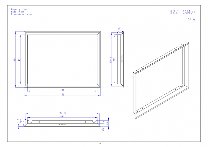 Rama focar adanca H2Z RAM04 [2]