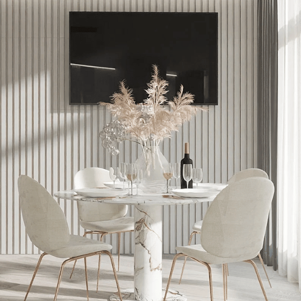 Riflaj Decorativ Alb MDF | Riflaje de Calitate | Gaftos [2]