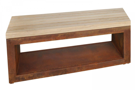 Gratare Fire Pit Premium - Banca gratar medie corten