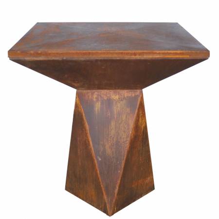 Capac protectie gratar fire pit corten [1]
