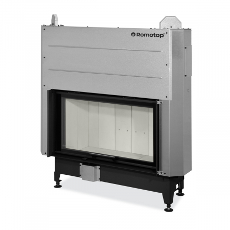 Focare cu geam drept - Focar semineu Lemne Romotop H3LF04