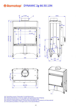 Focar lemne DYNAMIC D2M13 66x50 [1]