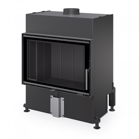 Lemne - Focar semineu Lemne Romotop H4Z06 cu samota neagra