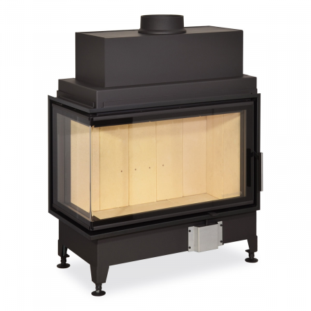 Focare de colt - Focar semineu lemne de colt HL2SF21 Romotop