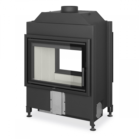 Focare lemne - Focar semineu lemne gama HEAT tip tunel, deschidere standard