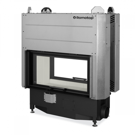Focare tunel - Focar semineu lemne gama HEAT tip tunel, deschidere verticala