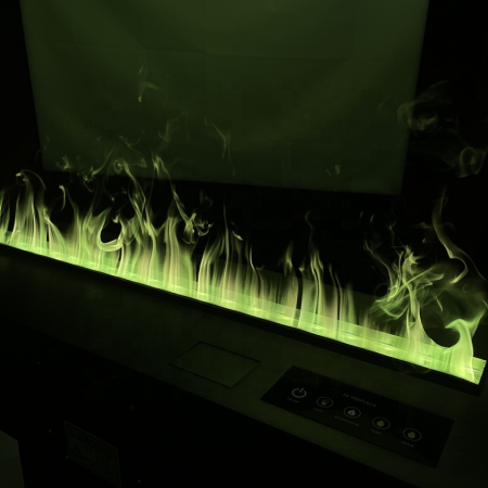 Focar semineu electric 3D, cu vapori de apa, incorporabil [3]