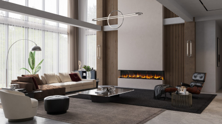 Focare electrice - Semineu electric perete British Fires 2400 | Seminee Gaftos