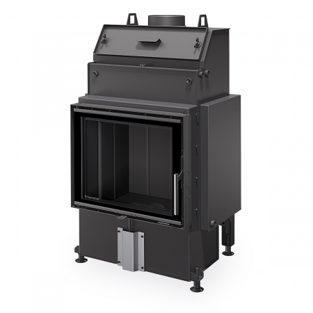 Focare termosemineu - Focar pe lemne pentru termosemineu 59x50 samota neagra Romotop