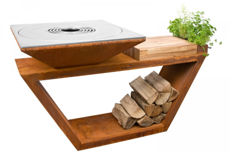 Gratar gradina fire pit G4 corten [2]
