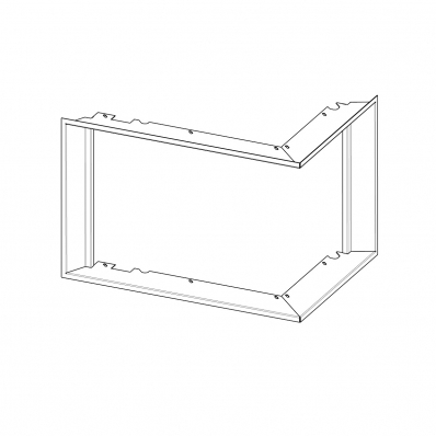 Accesorii focare si sobe - Rama focar HR/L2SG RAM04