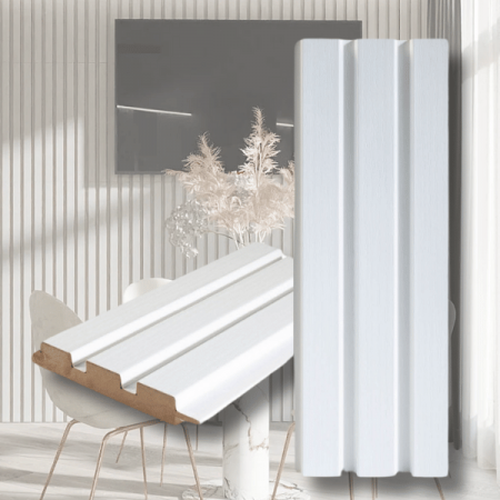 Riflaje Decorative - Riflaj Decorativ Alb MDF | Riflaje de Calitate | Gaftos