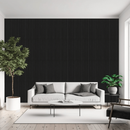 Riflaj Perete Negru 125x2800 mm | Preturi Atractive | Gaftos [1]