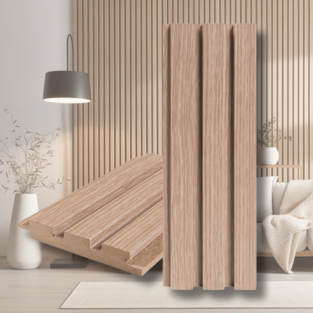 Riflaje Decorative - Panou Decorativ Stejar Deschis 125x2800 mm | Natural si Elegant