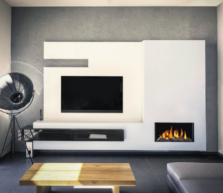 Focare gaz - Semineu pe gaz Mercury XS- Akos | Gaftos Seminee