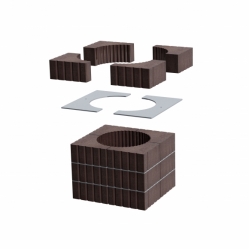 Accesorii focare si sobe - Set superior acumulare caldura MAMMOTH