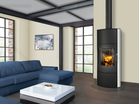 Soba lemne cu acumulare caldura OVALIS A | Gaftos Seminee [2]