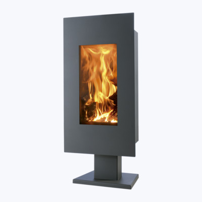 Sobe lemne - soba pe lemne Osaka cu design vertical, putere 8 kW si randament 78%