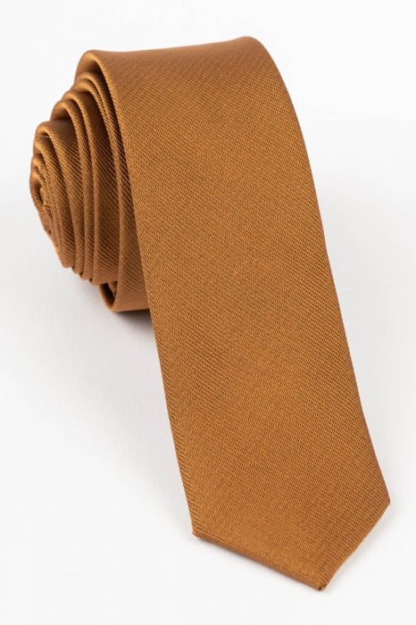 Cravata ingusta coniac [1]