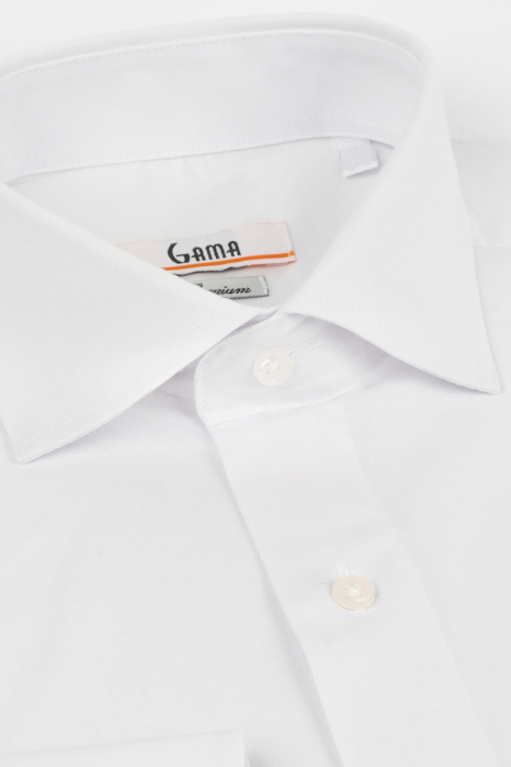 Camasa regular fit premium alba din bumbac [2]