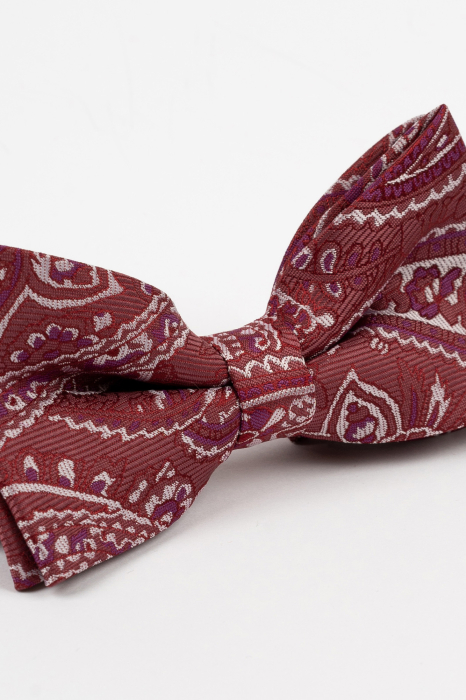 Papion GAMA Bordo Paisley alb și violet [2]