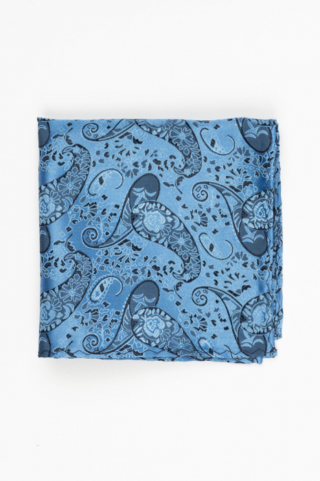 Batista albastra  cu imprimeu floral bleu [2]