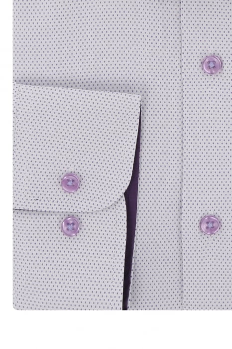 Camasa barbati slim fit cu picouri lila [2]