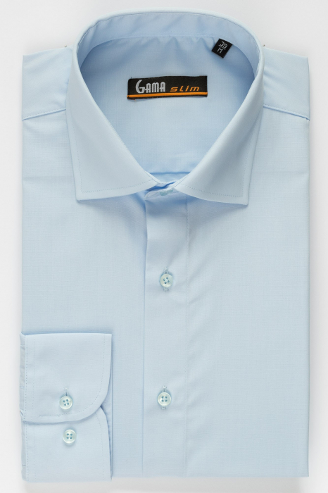 Camasa 2XL slim fit bleu [2]