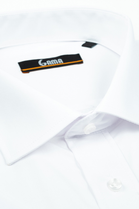Camasa barbati alba regular fit cu maneca scurta 2XL-4XL [3]