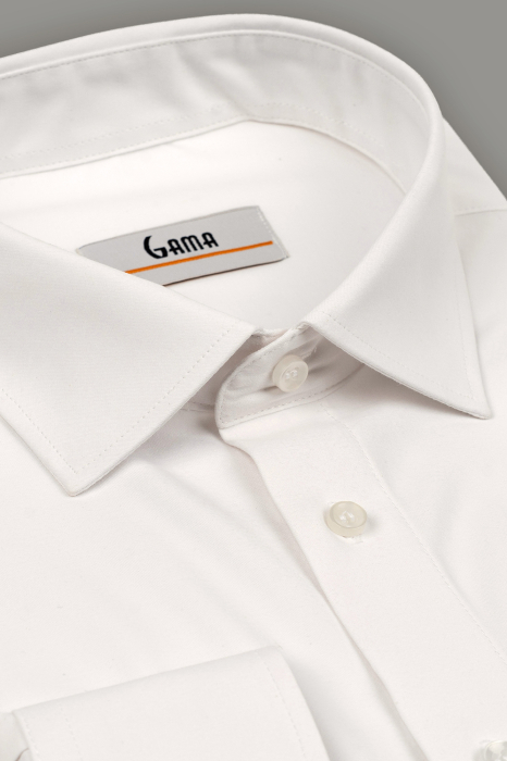 Camasa barbati alba regular fit  CONFORT [3]