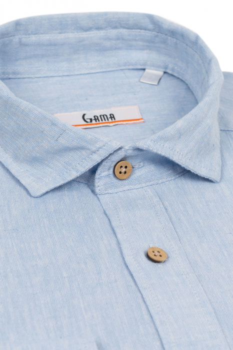 Camasa barbati casual regular fit blue din in [4]