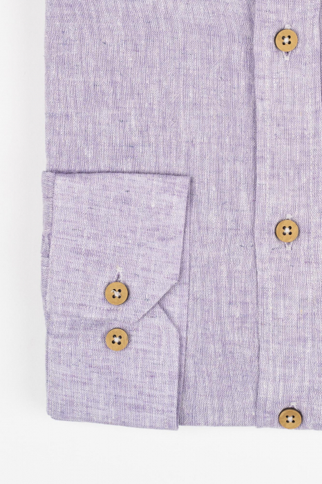 Camasa barbati casual regular fit  lila  din in [3]