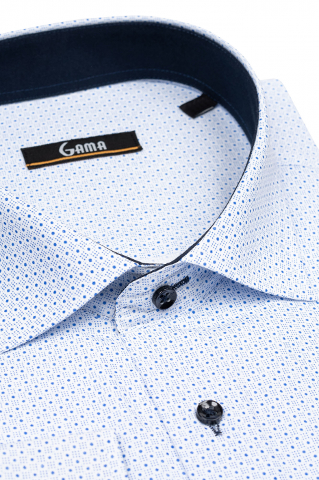 Camasa barbati regular cu cercuri albastre [2]