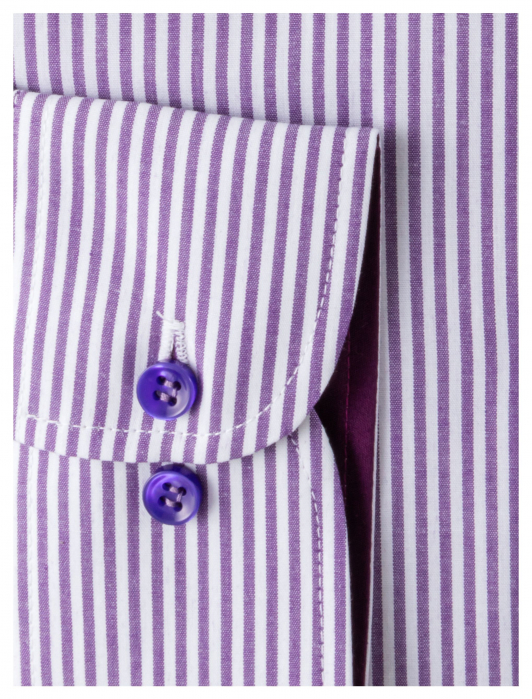 Camasa barbati regular cu dungi mov [3]