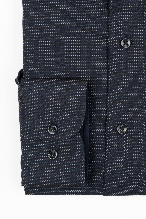 Camasa barbati regular fit belumarin cu insertie alba [2]