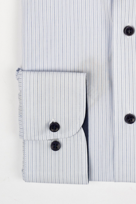 Camasa barbati regular fit bleu pal cu dungi bleu si bleumarin 3XL-4XL [2]
