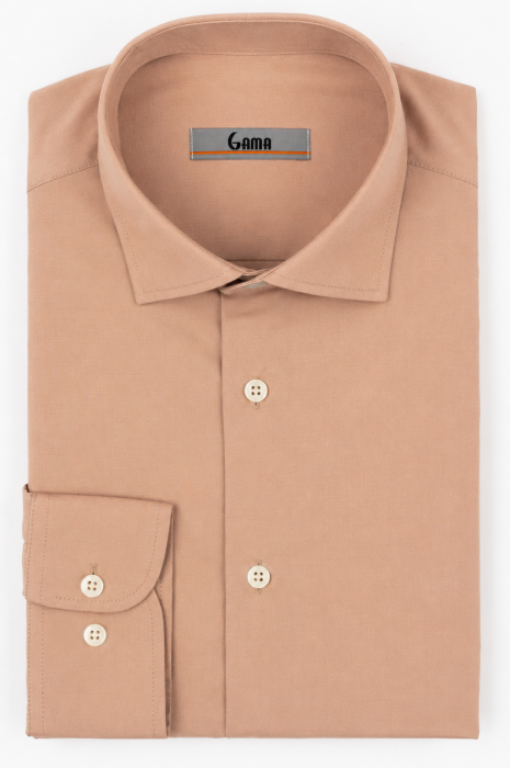 Camasa barbati regular fit cappuccino CONFORT [2]