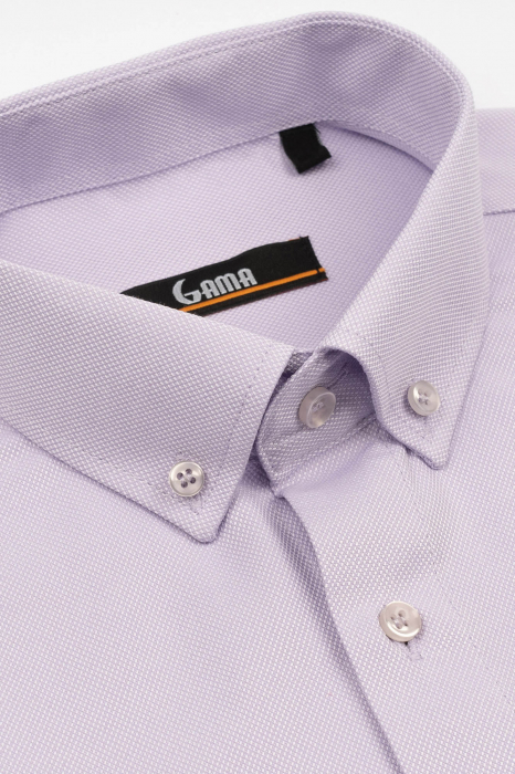 Camasa barbati regular lila Oxford [3]
