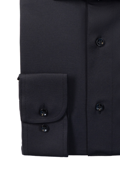 Camasa barbati regular fit neagra cu BAMBUS  2XL-4XL [2]