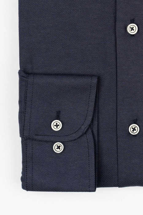 Camasa barbati regular fit  navy Oxford [2]