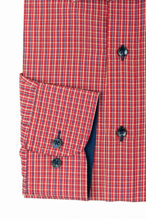 Camasa barbati rosie cu carouri [3]