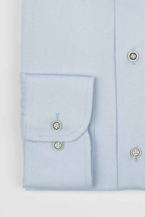 Camasa barbati slim fit  bleu Oxford [2]
