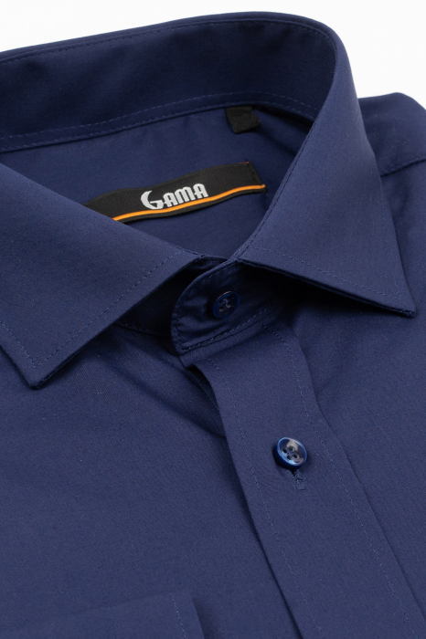 Camasa barbati slim fit bleumarin [3]
