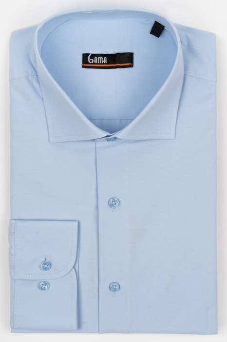 Camasa regular fit bleu clasica CONFORT 2XL - 4XL [1]